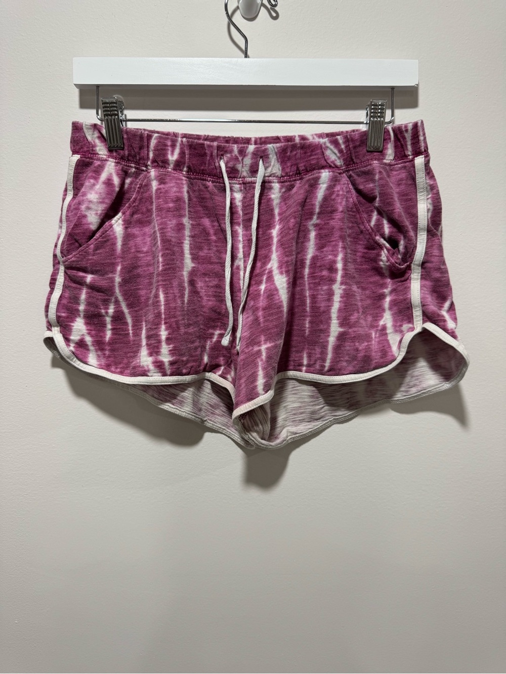 3/$10 - Justice Pink Tie Dye Athletic Shorts Size 18/20 Fits Adult Medium